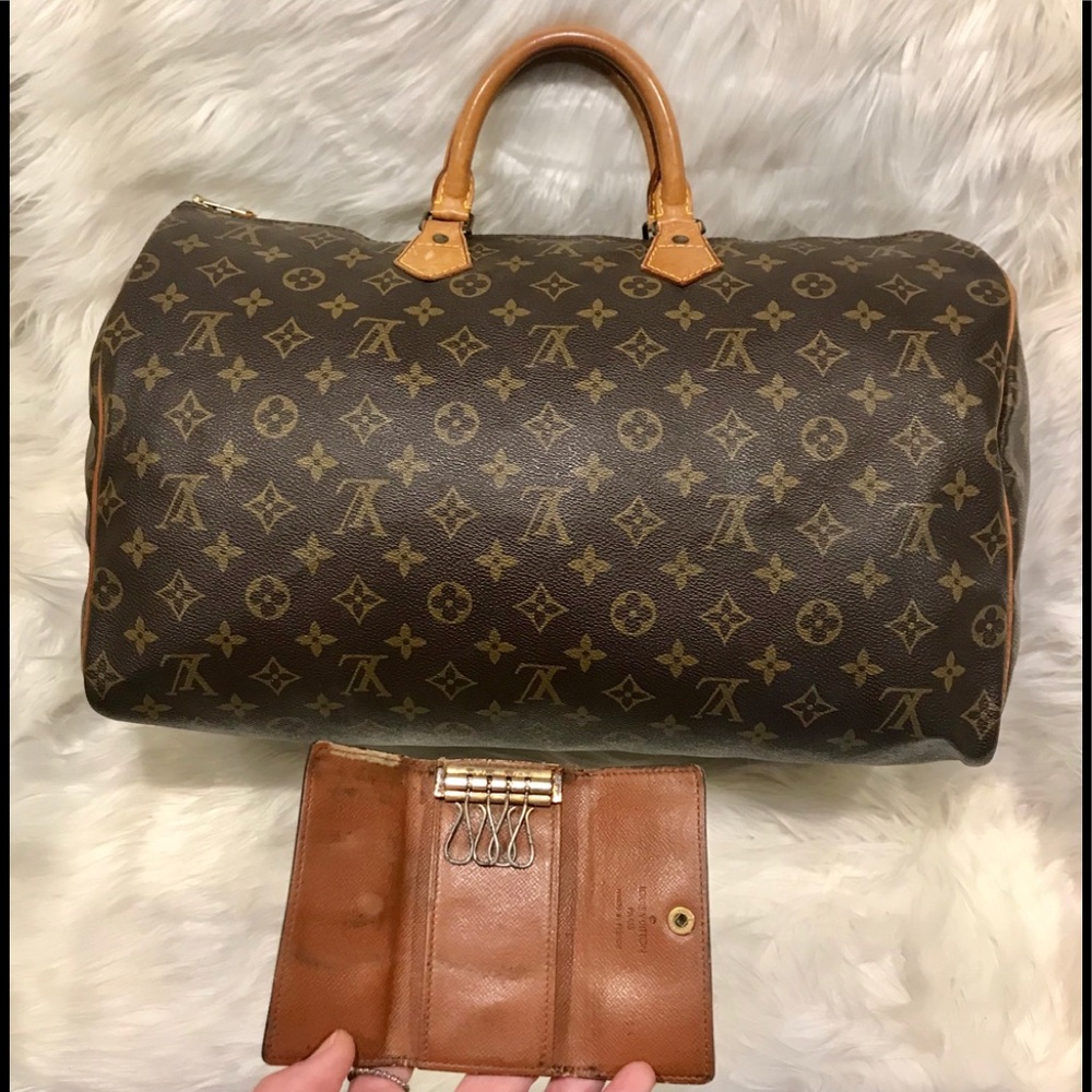 Authentic Louis Vuitton Speedy 40 Tote #3.1Nj - Picture 4 of 8